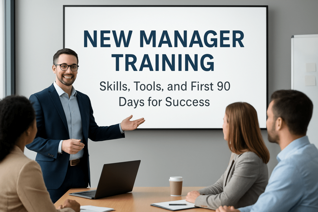 New Manager Training: Skills, Tools, and First 90 Days
